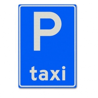 VERKEERSBORD E05 TAXISTANDPLAATS